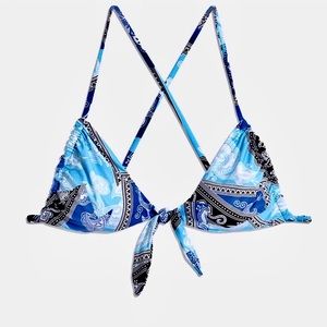 ONIA X DVF ARABELLA TOP - Alaskan Blue